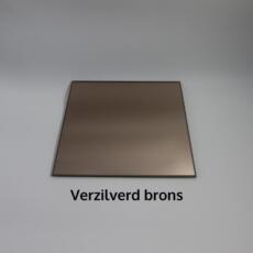 Verzilverd brons sample